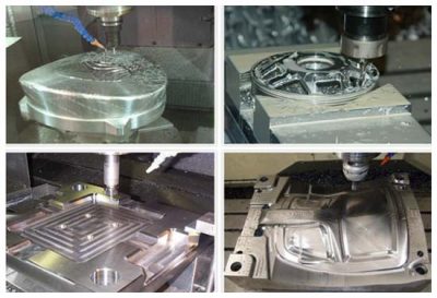 6060 Metal CNC Milling Machine Working Samples