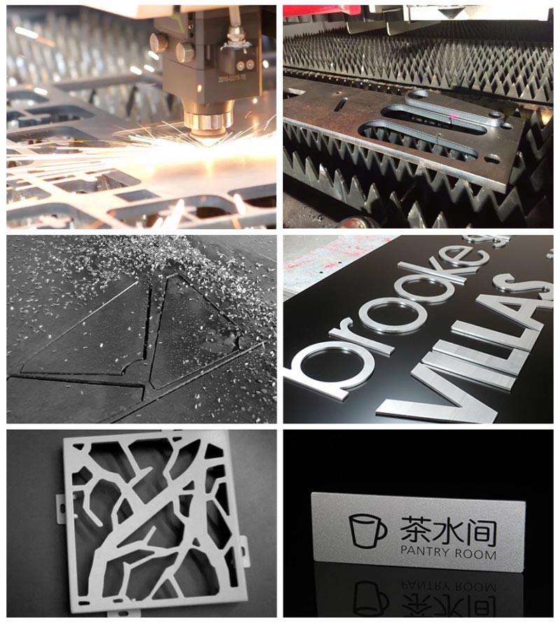 500W / 1000W Fiber Laser Cutting Machine Working Samples