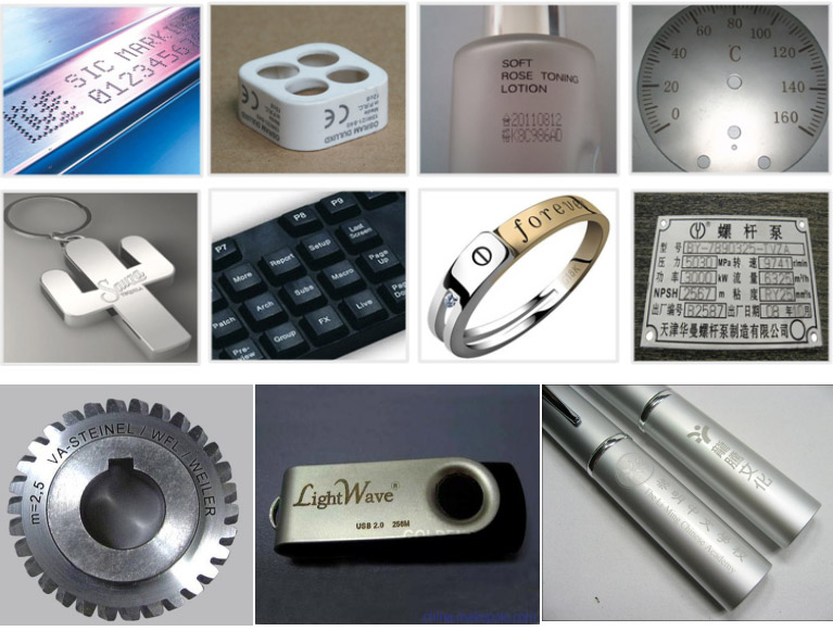 Handheld Laser Marking Machine Working Samples