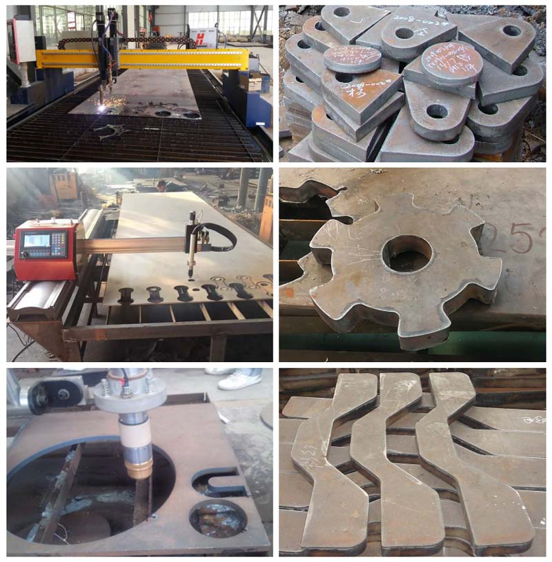 Heavy Duty Gantry Plasma Cutting Machine Working Samples