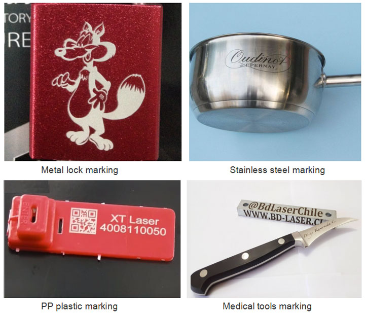 Portable Fiber Laser Marking Machine Working Samples Portable Fiber Laser Marking Machine Working Samples