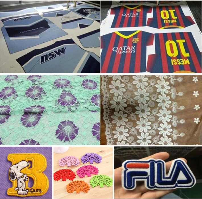 laser fabric cutting machine Multi Heads Rolling Fabric/Cloth Laser Cutting Machine